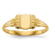14k Childs Signet Ring
